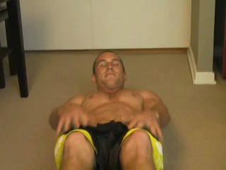 brad s hot and sweaty barefoot workout 1